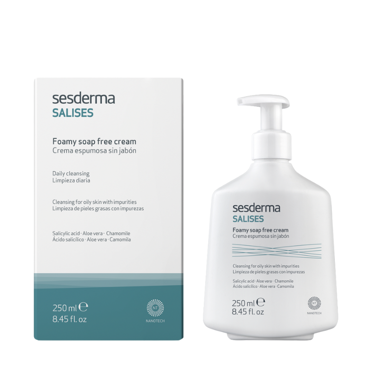 SESDERMA SALISES ПЕННЫЙ КРЕМ БЕЗ МЫЛА | Крем-пенка без мыла, 300 мл.