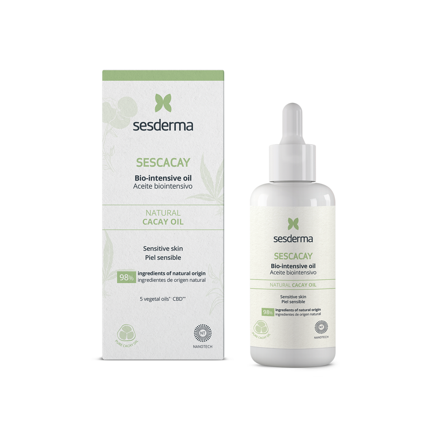 SESDERMA SESCACAY Bio-intensive Oil, 100 ml | SESCACAY Ķermeņa un matu eļļa, 100 ml