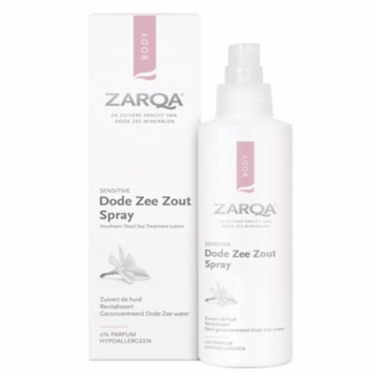 ZARQA SENSITIVE DEAD SEA SALT SPRAY | Nāves jūras sāls aerosols Sensitive, 200 ml