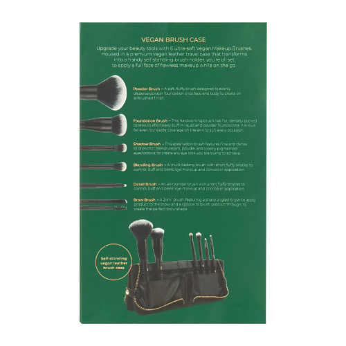 INIKA Vegan Brush Case | Otu komplekts