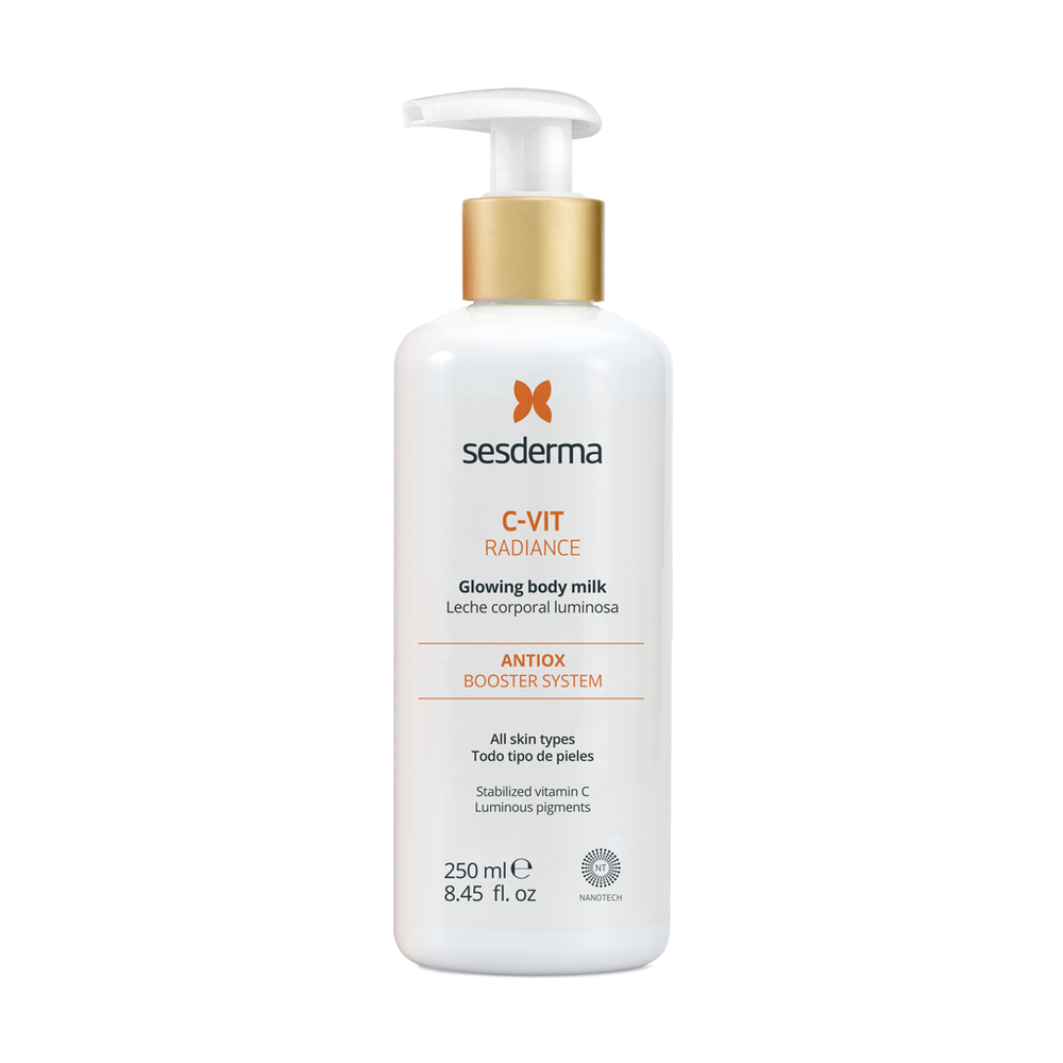 SESDERMA C-VIT GLOWING BODY MILK | Kermeņa pieniņš, 250 ml