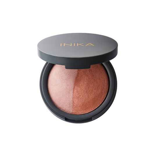 INIKA ORGANIC MINERAL BAKED BLUSH DUO | Vaigu sārtums, 6.5g