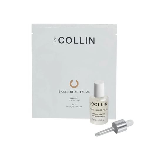 G.M. COLLIN BIOCELLULOSE FACIAL MASK | Maska ar serumu, 5 gab+ 7 ml