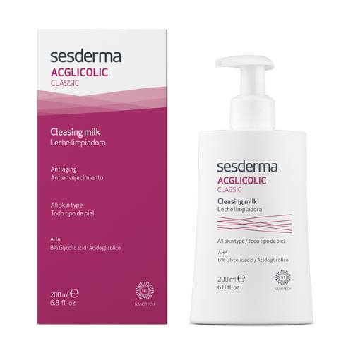 SESDERMA ACGLICOLIC CLASSIC CLEANSING MILK | Attīrošs pieniņs, 200 ml