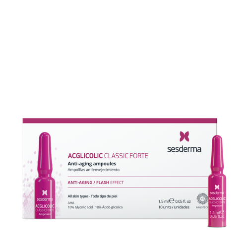 SESDERMA ACGLICOLIC CLASSIC FORTE AMPOULES | Ampulas, 10 x 1,5 ml