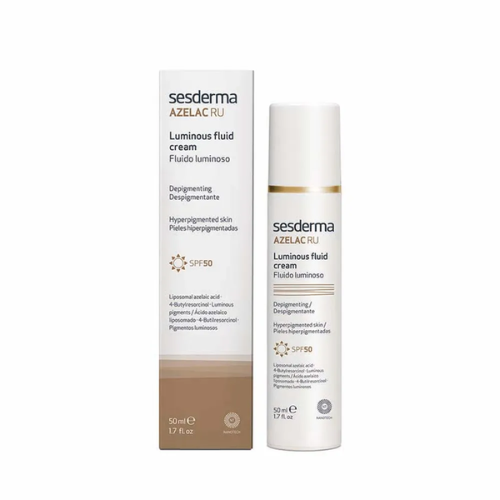 SESDERMA AZELAC RU LUMINOUS FLUID CREAM SPF50 | Izgaišmojošais fluīds, 50 ml