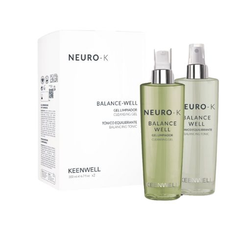 KEENWELL NEURO-K BALANCE WELL (Cleansing gel 200 ml + Tonic 200 ml) | KEENWELL NEURO-K BALANCE WELL (Attīrošs gels 200 ml + Toniks 200 ml)