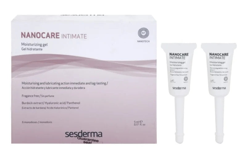 SESDERMA NANOCARE INTIMATE MOISTURIZING GEL | Vaginālais mitrinošais gels, 6x5 ml