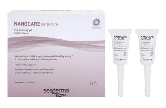 SESDERMA NANOCARE INTIMATE MOISTURIZING GEL | Vaginālais mitrinošais gels, 6x5 ml