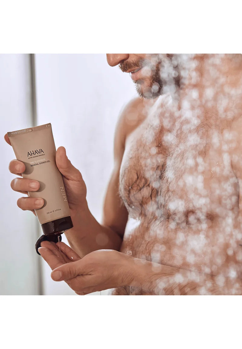 AHAVA TIME TO ENERGIZE MEN MINERAL SHOWER GEL | Dušas Želeja, 200ml