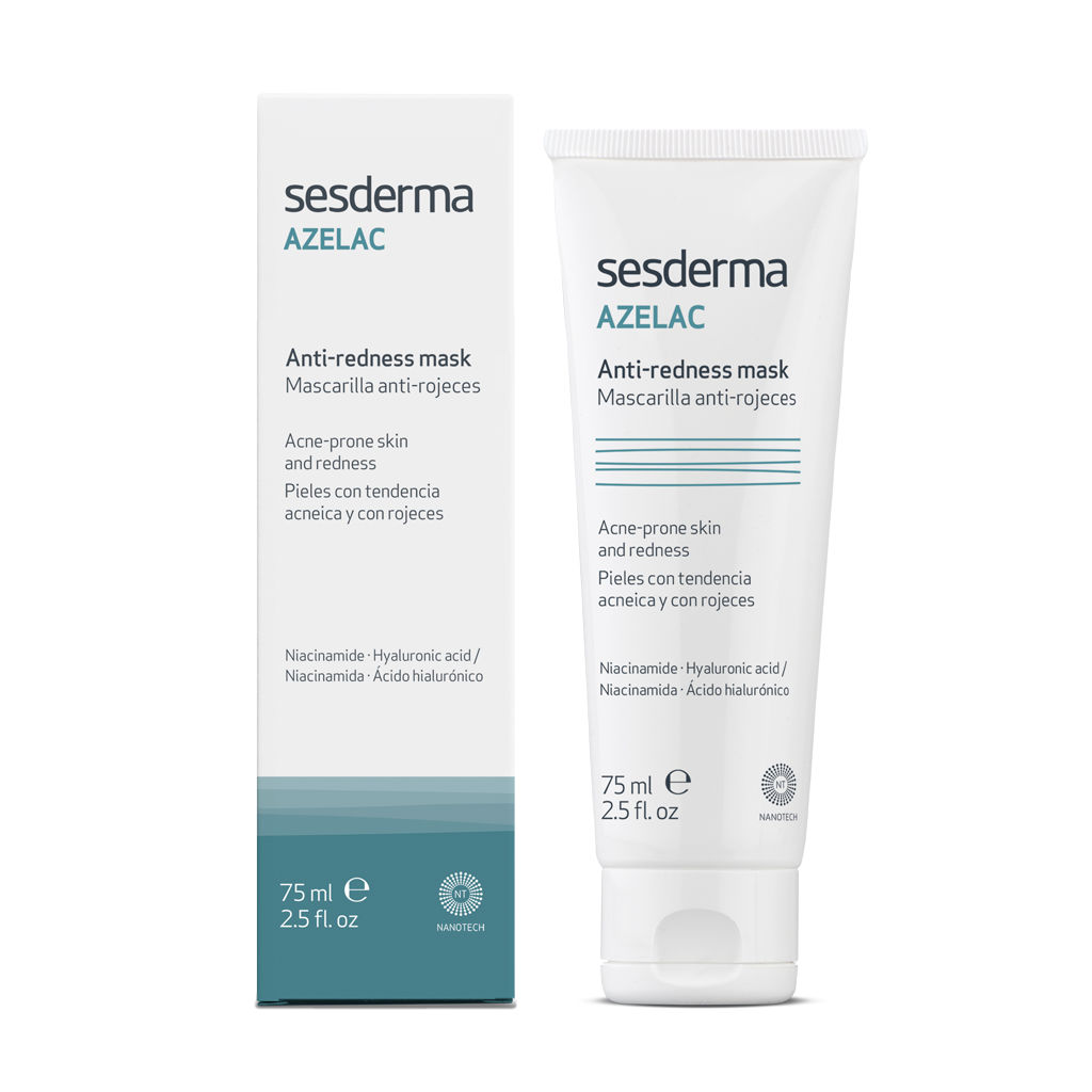 SESDERMA AZELAC ANTI-REDNESS MASK | Maska pret ādas apsārtumu, 75 ml