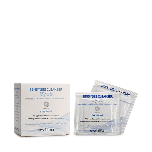 SESDERMA SENSYSES CLEANSER EYES | Acu un sejas tīrīšanas salvetes, 14 gab.