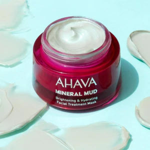 AHAVA MINERAL MUD BRIGHTENING & HYDRATING MUD MASK | sejas maska, 50ml
