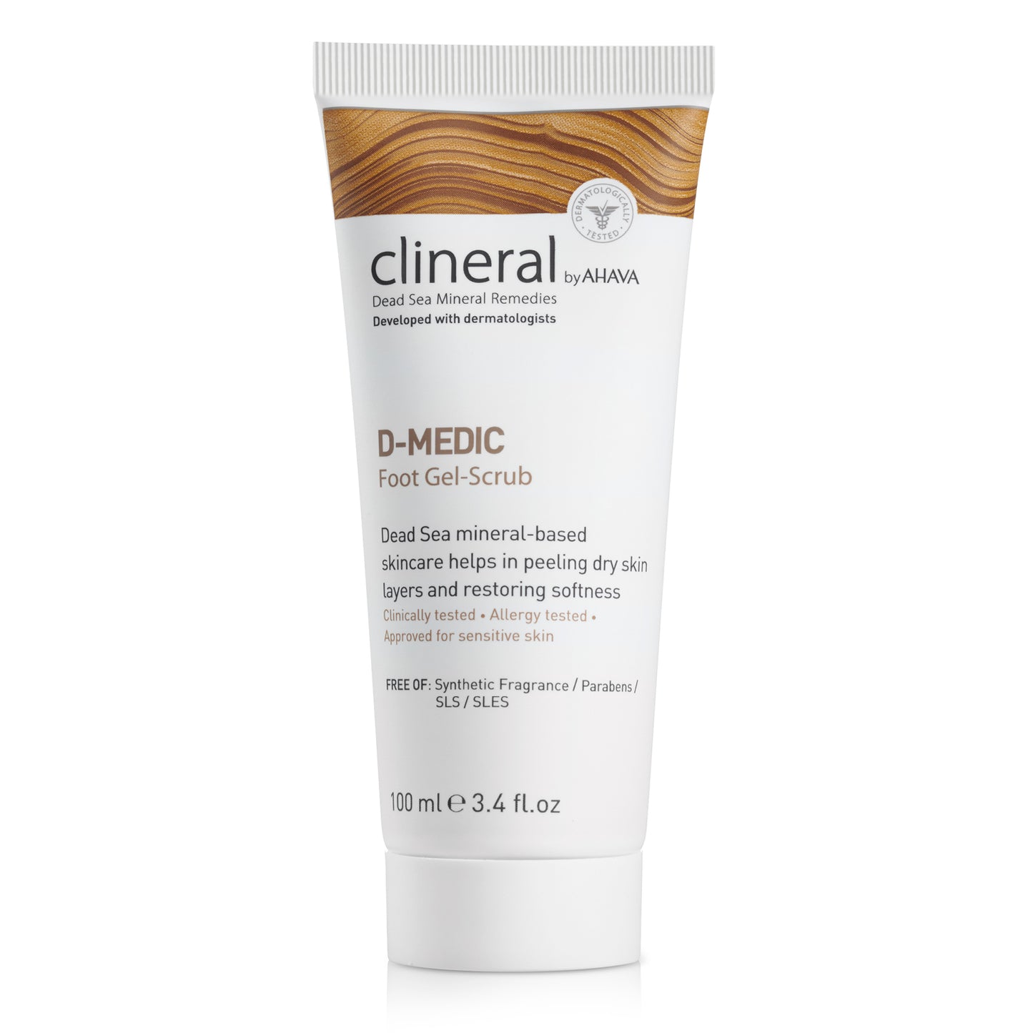 CLINERAL D-MEDIC FOOT SCRUB | pēdu skrubis, 100 ml