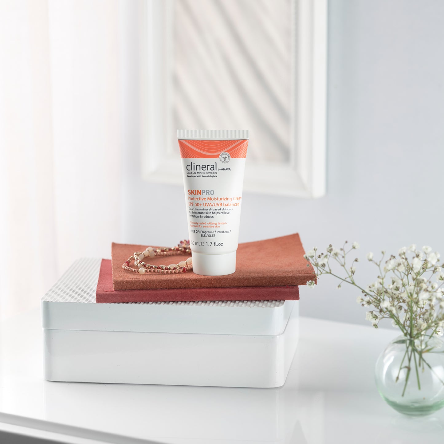 CLINERAL SKINPRO PROTECTIVE MOISTURIZING CREAM SPF50 | krēms SPF50, 50 ml