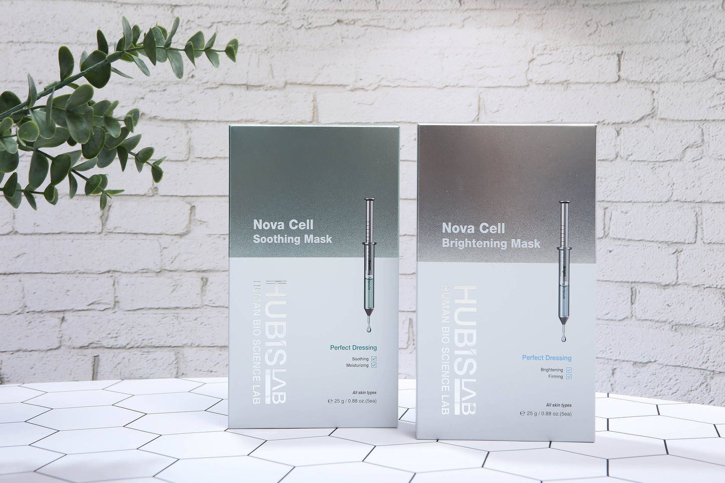HUBISLAB e+ Epiderma Nova Cell Soothing Mask | Nomierinoša Maska, 5gab.