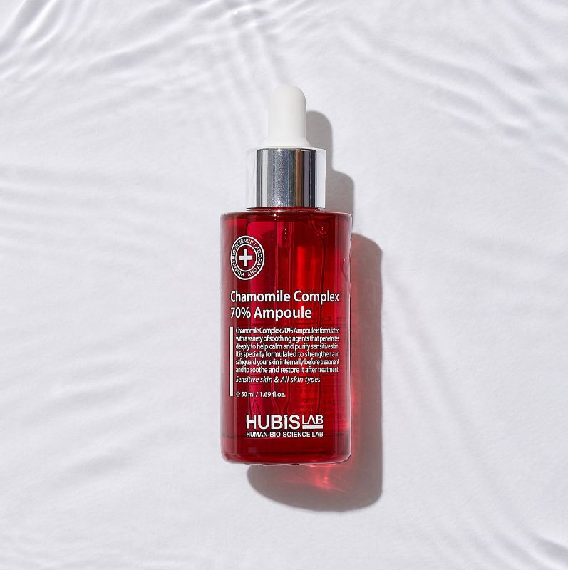HUBISLAB Chamomile Complex 70% Ampoule | Kumelīšu kompleksa 70% ampula, 50 ml