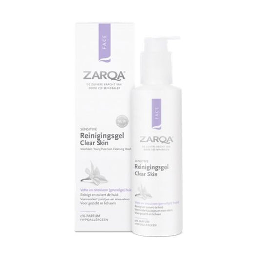 ZARQA SENSITIVE CLEANSING GEL | Attīrošs gels problemātiskai ādai, 200 ml