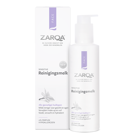 ZARQA SENSITIVE CLEANSING MILK | Attīrošs pieniņš jutīgai ādai, 200 ml