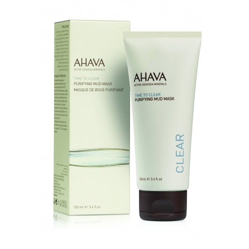 AHAVA TIME TO CLEAR PURIFYING MUD MASK | Dubļu Maska, 100ml