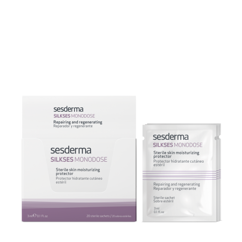SESDERMA SILKSES STERILE SKIN MOISTURIZING PROTECTOR | Mitrinošs aizsargkrēms, 20x3 ml