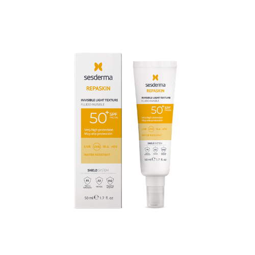 SESDERMA REPASKIN INVISIBLE LIGHT TEXTURE SPF50 | Viegls fluīds ar SPF50, 50 ml