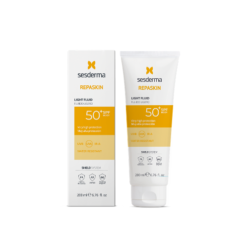 SESDERMA REPASKIN LIGHT FLUID SPF50 | Ķermeņa krēms, 200 ml