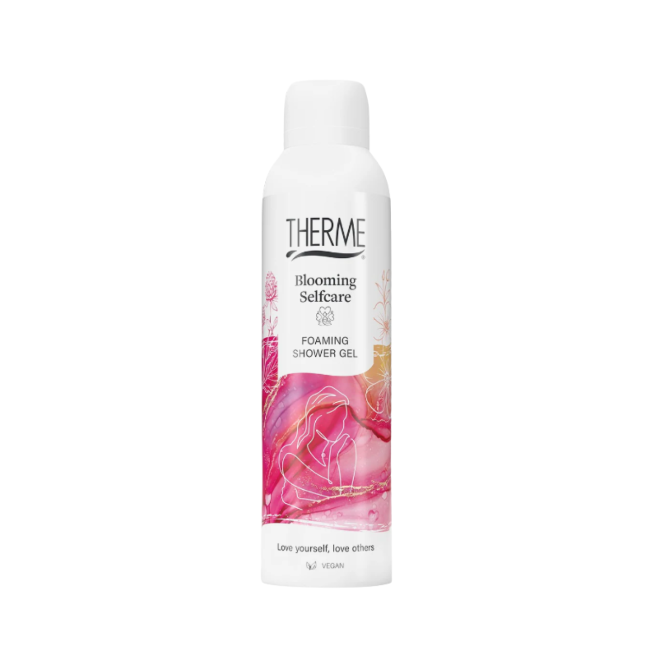 THERME Blooming Selfcare Foaming Shower Gel, 200 ml | Dušas putas, 200 ml