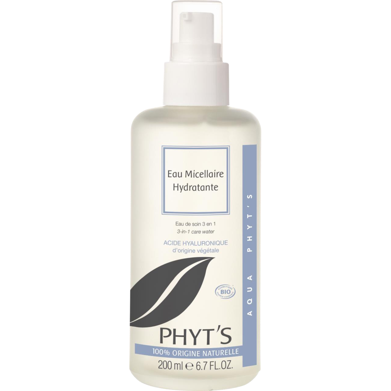 PHYTS EAU MICELLAIRE HYDRATANTE  | mitrinošs micelārais ūdens, 200 ml