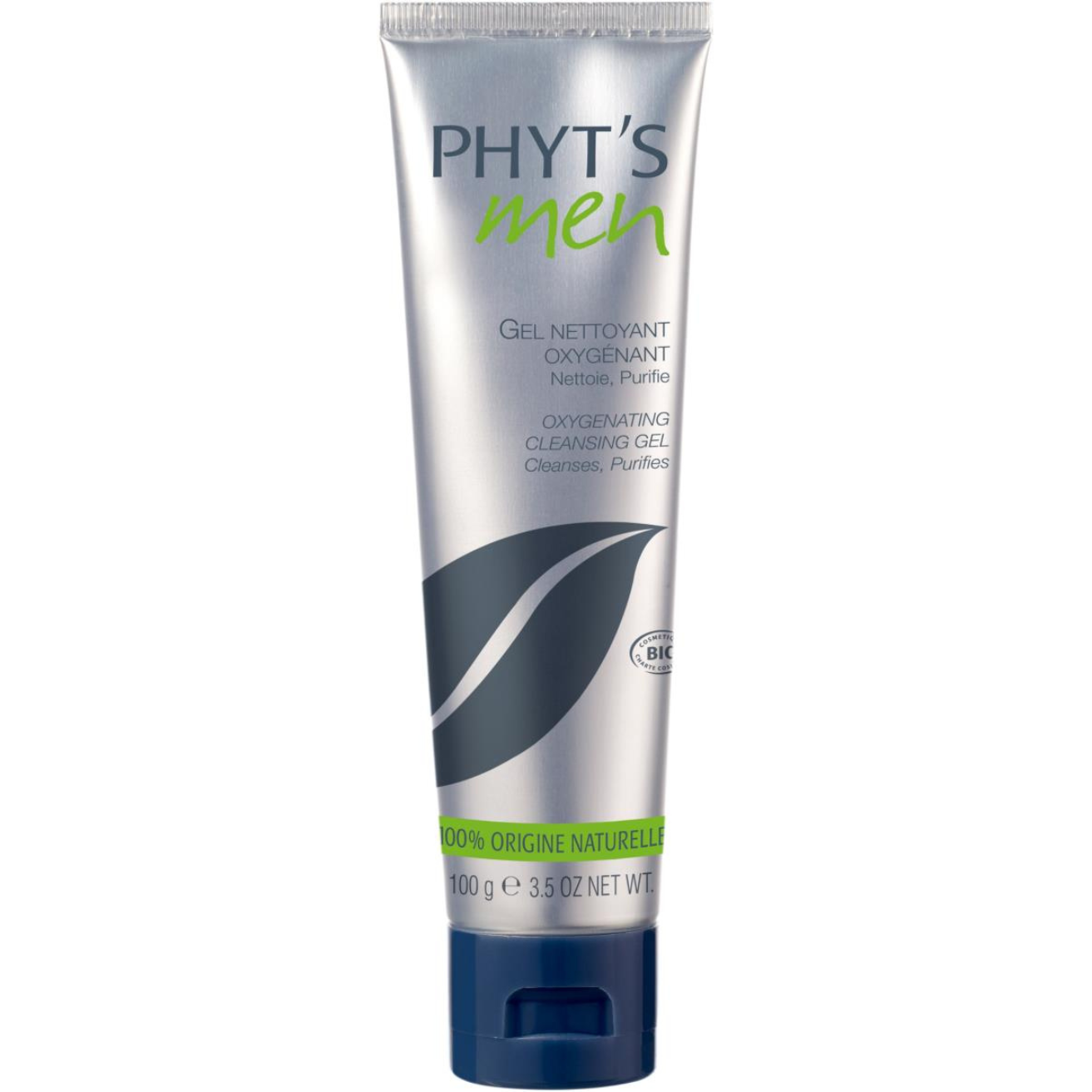 PHYTS MEN GEL NETTOYANT OXYGENANT | attīrošs gels vīriešu sejas ādai, 100g