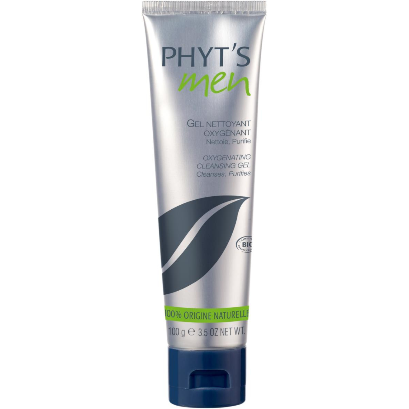 PHYT'S MEN GEL NETTOYANT OXYGENANT | attīrošs gels vīriešu sejas ādai, 100g