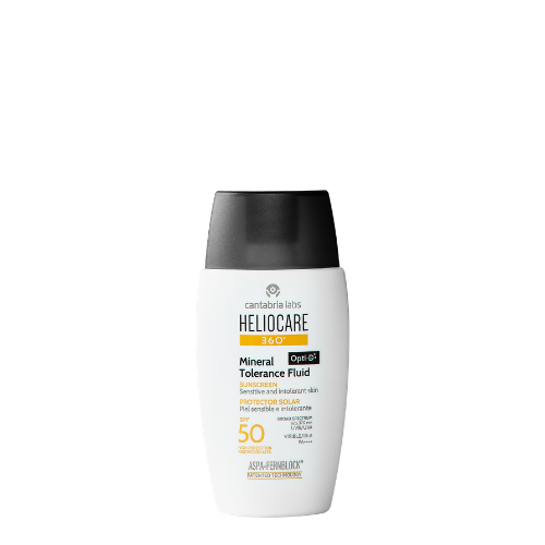 CANTABRIA LABS HELIOCARE 360° MINERAL TOLERANCE FLUID SPF50 | Saules aizsargājošs minerālais fluīds jutīgai ādai, 50 ml