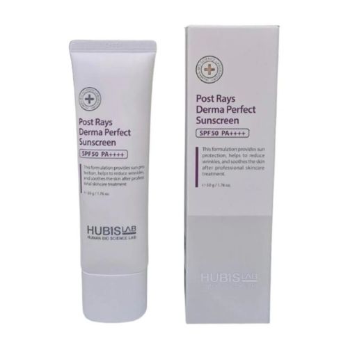 HUBISLAB Post Rays Derma Perfect Sunscreen SPF50 | Saules aizsargkrēms SPF50, 50 g