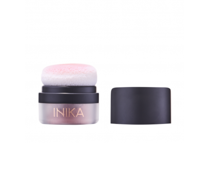 INIKA ORGANIC MINERAL BLUSH POT | Minerālais sārtums ar spilventiņu - Rosy Glow, 3 g