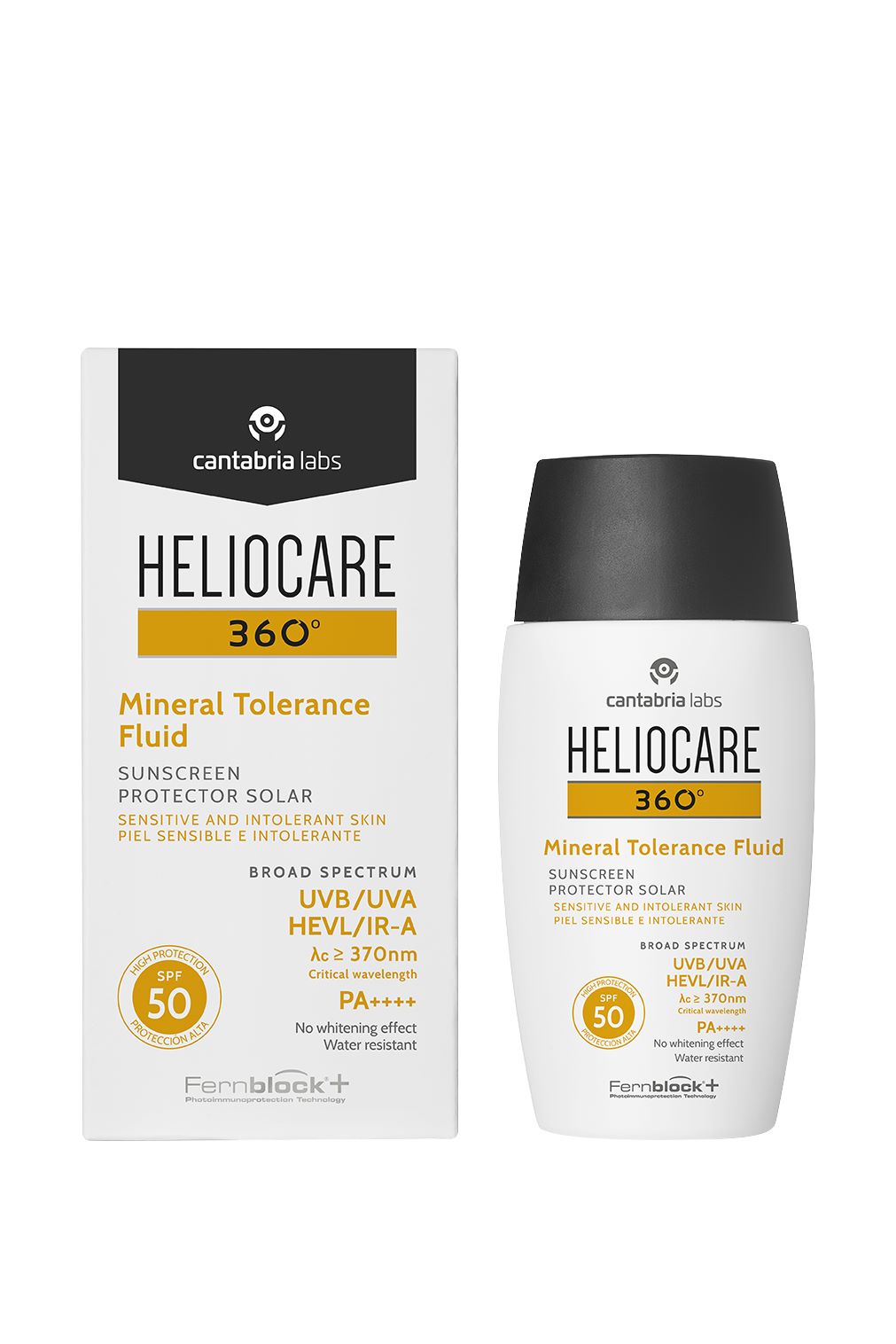 HELIOCARE 360° MINERAL TOLERANCE FLUID SPF50 | Saules aizsargājošs minerālais fluīds jutīgai ādai, 50 ml