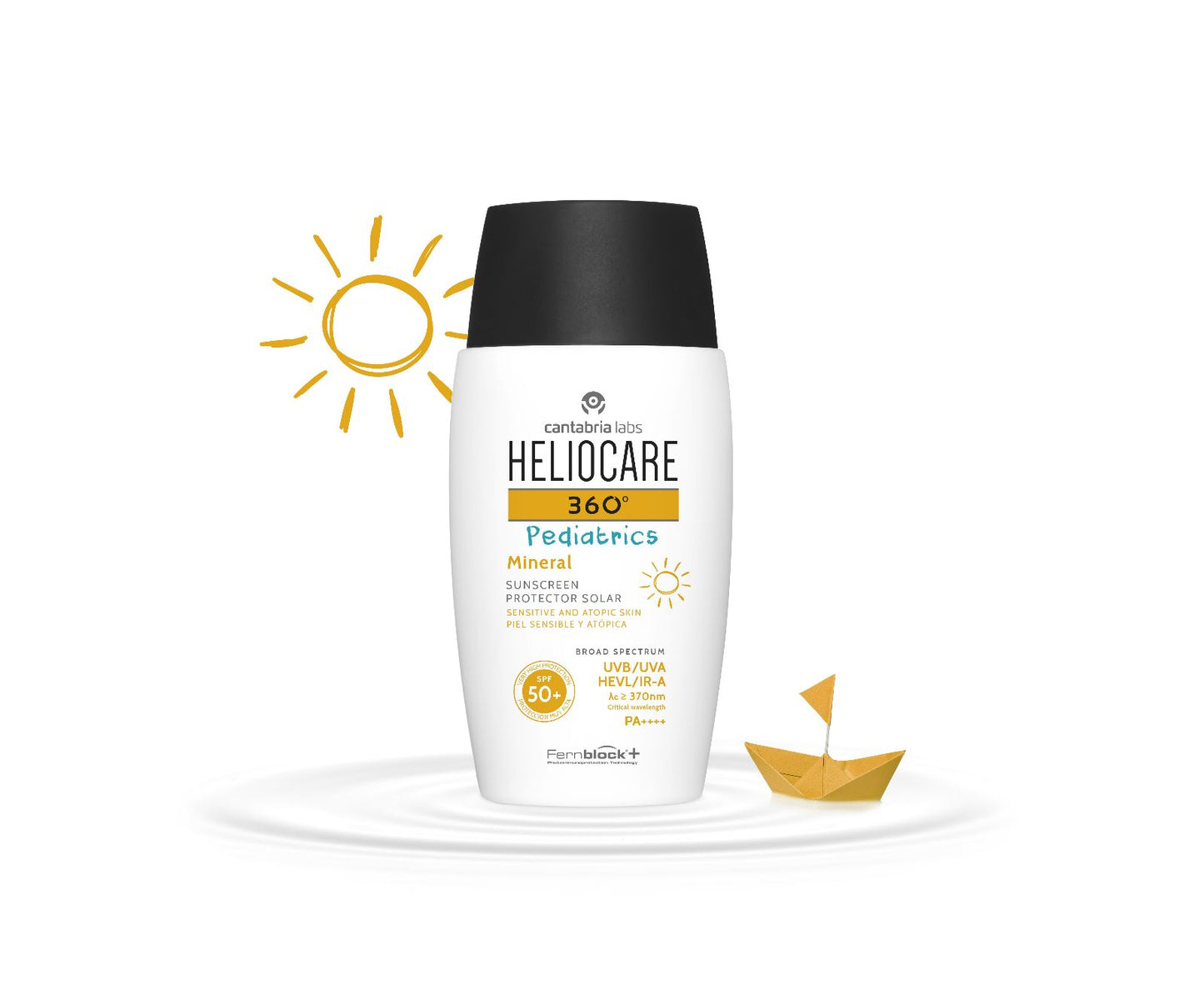 HELIOCARE 360° PEDIATRICS MINERAL SPF50+ | Saules aizsargājošs fluīds ar minerālajiem filtriem bērniem un zīdaiņiem SPF50+, 50ml