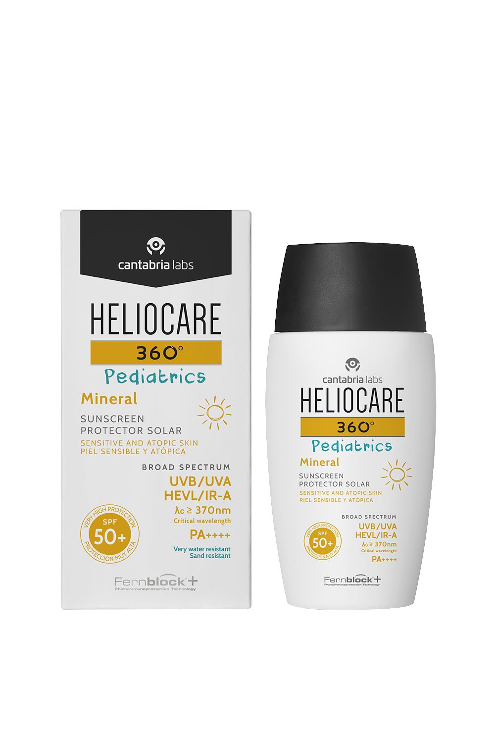 HELIOCARE 360° PEDIATRICS MINERAL SPF50+ | Saules aizsargājošs fluīds ar minerālajiem filtriem bērniem un zīdaiņiem SPF50+, 50ml