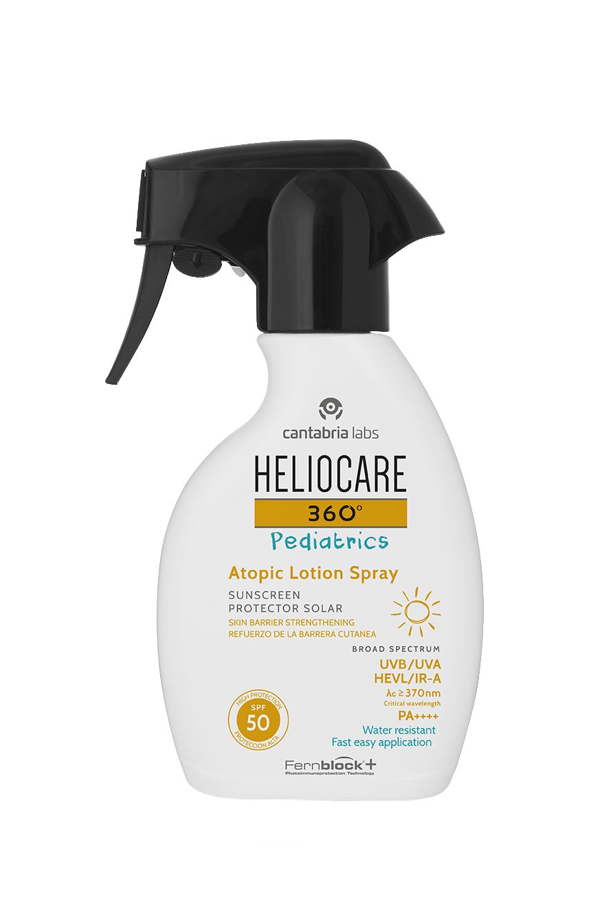 CANTABRIA LABS HELIOCARE 360° PEDIATRIC ATOPIC LOTION SPRAY SPF50 | Izsmidzināms saules aizsargkrēms bērniem SPF50, 250 ml