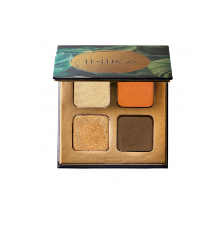 INIKA ORGANIC QUAD EYESHADOW PALETTE | Acu ēnu palete - Sunset, 5g