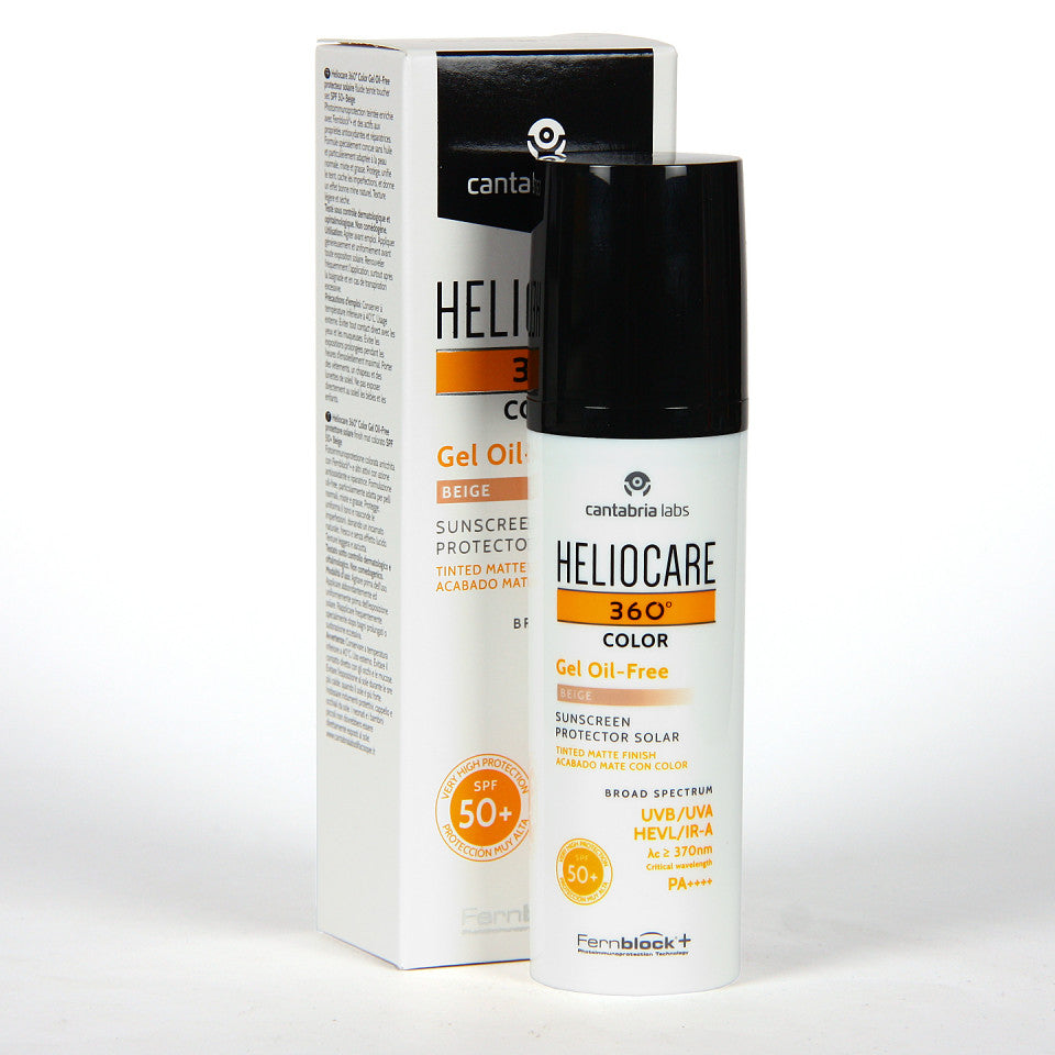 HELIOCARE 360 GEL OIL- FREE WITH TONE (БЕЖЕВЫЙ) SPF50+ I Солнцезащитный гель для жирной кожи с тоном (БЕЖЕВЫЙ) SPF50+, 50мл