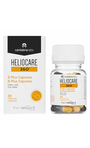 CANTABRIA LABS HELIOCARE 360 D PLUS Capsules I Uztura bagātinātājs ādai pret oksidatīvo stresu , 30 KAPSULAS