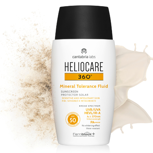 HELIOCARE 360° MINERAL TOLERANCE FLUID SPF50 | Saules aizsargājošs minerālais fluīds jutīgai ādai, 50 ml