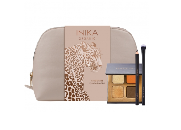 INIKA ORGANIC CHEETAH EYESHADOW SET | Acu ēnu komplekts