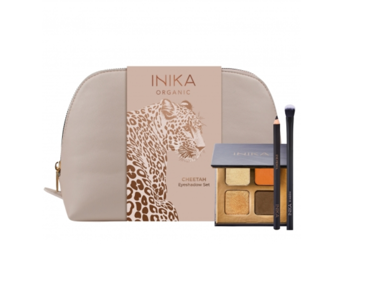 INIKA ORGANIC CHEETAH EYESHADOW SET | Acu ēnu komplekts