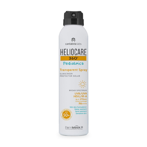 HELIOCARE 360° PEDIATRICS TRANSPARENT SPRAY SPF50+ | Caurspīdīgs sprejs bērniem, 200 ml