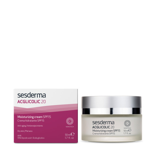 SESDERMA ACGLICOLIC 20 УВЛАЖНЯЮЩИЙ КРЕМ | Увлажняющий крем SPF15, 50 мл