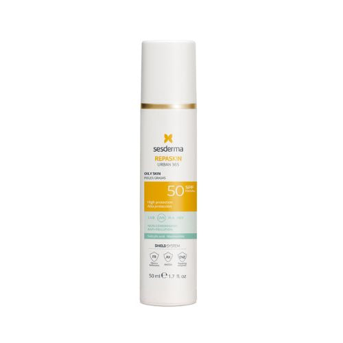 SESDERMA REPASKIN URBAN 365 Oily Skin SPF50, 50ml | Saules aizsargkrēms taukainai un problemātiskai ādai, 50 ml