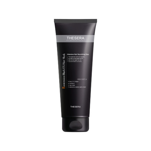 THESERA ROOTENSION BLACK EX MASK | Intensīvi barojoša matu maska, 250 ml