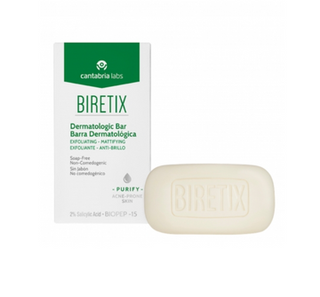 CANTABRIA LABS BIRETIX DERMATOLOGICAL BAR I Dermatoloģiskas ziepes ar 2% salicilskābi, 80g