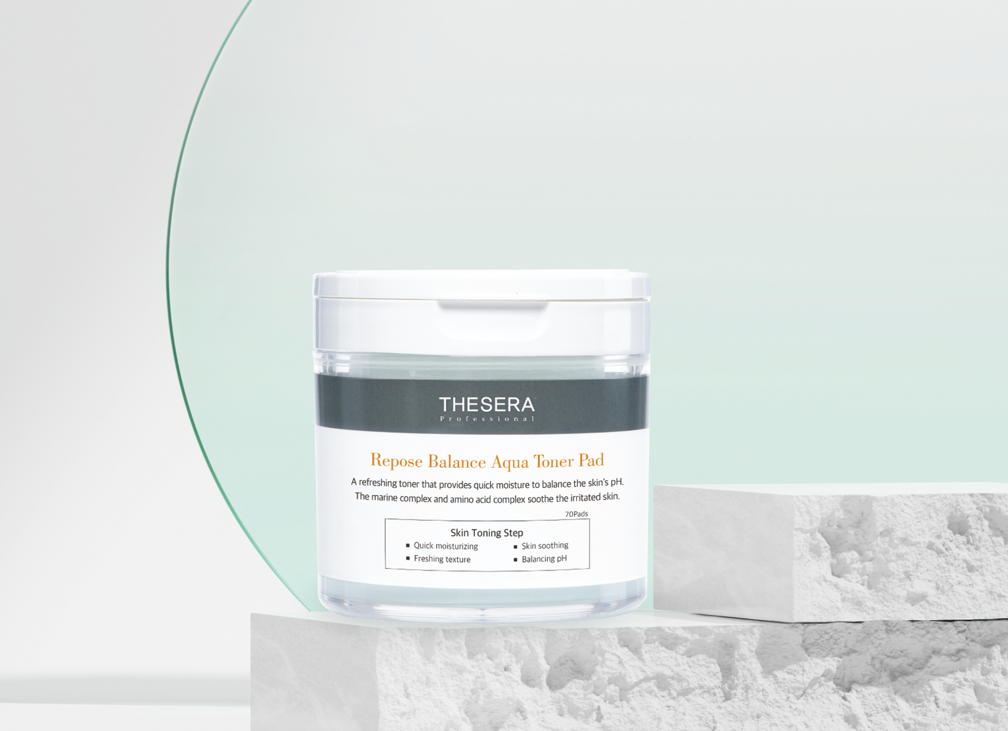 THESERA REPOSE BALANCE AQUA TONIC PADS | Ватные диски тоник, 70 шт.